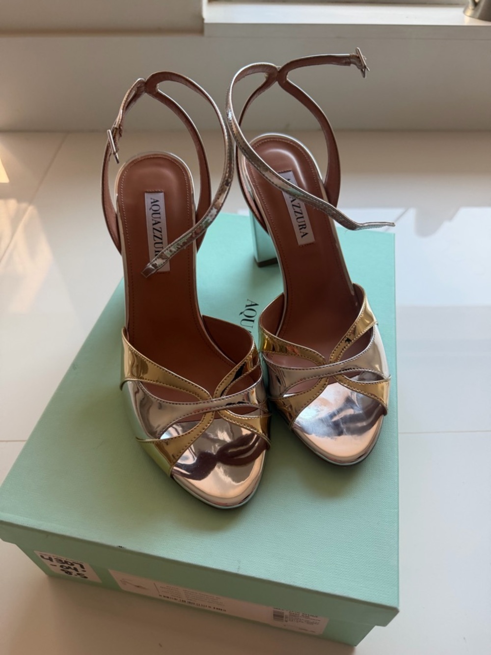 Aquazzura - Moves 85mm Sandal - 8.5